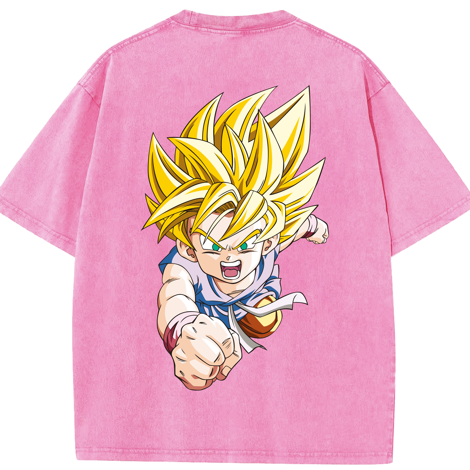 （画像用） ドラゴンボール ベジット DRAGON BALL Vegetto 綿100% ヴィンテージ風 半袖Tシャツ（背面プリント）